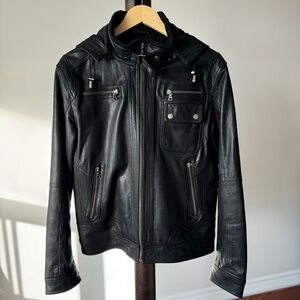Danier Black Leather Jacket
